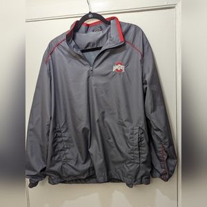 OHIO STATE BUCKEYES COLOSSEUM ATHLETICS PULLOVER MEDIUM 100% POLYESTER
